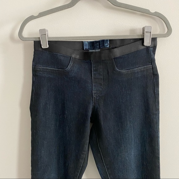 Helmut Lang Dark Wash Pull On Skinny Jeans Size 27 - Picture 3 of 7